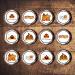 PRECUT Thanksgiving Cupcake Toppers Edible Thanksgiving Cake Decorations Edible Thanksgiving Decorations Fall Cake Topper Edible Pumpkin Cake Decorations (12) - Buy Online on GoSupps.com