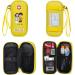 Kid's Yellow Insulated EpiPen Carrying Case - Fits 2 EpiPens, Auvi-Q, Inhaler, Eye Drops - Portable Bag with Zipper for Allergy Medicine - Buy Online on GoSupps.com