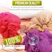 Pack of 2 African Exfoliating Bath Sponges | Best Shower Loofah & Body Scrubber | Skin Exfoliation Net Sponges for Face & Body - Buy Online on GoSupps.com