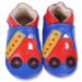 SHADOW DANCE UK Baby Shoes Toddler Shoes with Soft Sole Baby Boy Shoes - Baby Girl Shoes New Born Leather Kids Winter Booties 15 Fireengine 6-12 Months
