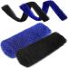 2 Pieces African Exfoliating Net Bath Sponge African Net Long Back Scrubber Body Shower Scrubber Back Scrubber Skin Smoother for Daily Use or Stocking Stuffer (Blue Black)