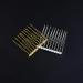 AUEAR 20 Pack Metal Veil Comb Hair Clips - Twist Bridal Wedding Combs - Silver Gold - 10 Teeth - Pack of 20 - Buy Online on GoSupps.com
