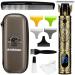 BARBOSSO Men's Beard Trimmer - Cordless Hair Clippers - Electric Rechargeable - Zero Gap T Blade - Precision Detailer for Head Haircuts Facial Stubble Sideburns Moustache - Male Grooming Kit