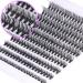 Ruairie Black Lash Extension Kit: 200pcs Bond & Seal DIY Eyelash Extension Clusters 8-16MM CD Curl Individual Lashes Set - Buy Online on GoSupps.com