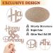 Sotpot Rose Gold Glitter 95 Cake Topper 95th Birthday Cake Decorations for Birthday Party Anniversary Party Supplies 95th Cake Topper - Buy Online on GoSupps.com