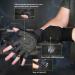 iHuan Ventilated Weight Lifting Gloves with Wrist Wrap Support - Full Palm Protection for Men & Women - Ideal for Weightlifting, Training, Fitness - Black (Large) - Buy Online on GoSupps.com