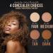 Belloccio High Definition Tan Shade Makeup Concealer 5g Jar - Conceal Imperfections and Dark Circles - For Airbrush Foundation - Buy Online on GoSupps.com