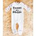 Snuggle this Muggle Harry Potter Baby Sleepsuit | 6-12 Months | UK Printed 100% Cotton | White/Pink Stars - Buy Online on GoSupps.com