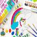 KEFF Kids Painting Set for Girls - Acrylic Paint Kit with Canvases, Brushes, Easel & Non-Toxic Paints - Buy Online on GoSupps.com