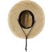Quiksilver Men's Pierside Lifeguard Beach Sun Straw Hat L/XL - Natural/Black - Buy Online on GoSupps.com