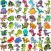 TASROI 50 PCS 3D Dinosaur Temporary Tattoos For Kids Boys Teens  Fun T-Rex Fake Face Tattoo Sticker For Children Party Favor Sets Supplies  Small Dino Tatoos For Girls Birthday Gifts Decoration