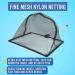 FISH PROS Telescopic Pond Skimmer Net - 24 Extendable Handle, 2.5 Deep Mesh Scoop - Aquarium Tank Cleaning Tool - Buy Online on GoSupps.com