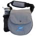 Kestrel Disc Golf Bag | Fits 6-10 Discs + Bottle | for Beginner and Advanced Disc Golf Players | Extremely Durable Canvas | Disc Golf Bag Set | Small Disk Golf Bag Gray