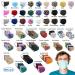WeCare Disposable Face Mask - 50 Pack, Assorted Ocean Tone Solid Color Print Masks - 3 Ply Ocean Tones - Buy Online on GoSupps.com