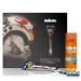 Gillette Fusion ProGlide Flexball Razor + 3 ProGlide Replacement Blades + Fusion Gel 75 ml