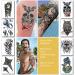 Realistic Temporary Tattoos for Men - Fake Half Arm Sleeves for Arms, Shoulders, Back, and Legs - Waterproof Transfers - 8 Sheets - Cross, Skull, Owl, Clock, Scorpion, Rose Designs - 8x6 Saturn - Buy Online on GoSupps.com