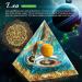 HuiJuKeJi Healing Crystals Leo Orgonite Pyramid with Tiger Eye Stone - Astrology Energy Healing Gift for Leo with Birthstone - 6cm - Buy Online on GoSupps.com