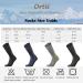 Ortis Merino Wool Moisture Wicking Hiking Crew Socks for Men - 4 Pack Mixcolor 10-13 - Buy Online on GoSupps.com