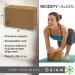Gaiam Cork Yoga Brick Block - Eco-Friendly Accessory for Yoga Practice - Buy Online on GoSupps.com