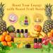 ASAKUKI Fruit Essential Oils Gift Set - 6 Premium Fruity Fragrance Oils - Ideal for Candle & Soap Making - Buy Online on GoSupps.com