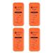 Universal First Aid Finger Splint. Premium Quality 2" x 4.5" Moldable Aluminum Finger Splint for Injury Immobilization. (Pack of 4) Brand