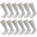 Physicians Approved Diabetic Cotton Socks 10-13 | USBingoshop | 12 Pairs Crew-White - Buy Online on GoSupps.com
