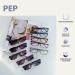 Shop UVSR5092 5-Pack Reading Glasses for Men & Women - Black Brown Blue Purple - +2.50 Diopter UV Protection - Buy Online on GoSupps.com