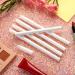 12-Piece White Nail Whitening Pencils with Cuticle Pusher - DIY French Nail Design Manicure Supplies - Buy Online on GoSupps.com