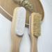 Pumice Stone for Feet with Natural Bristle Nail Brush - 7.25 Callus Remover - Smooth Feet & Exfoliate at Home | International Shipping Available - Buy Online on GoSupps.com