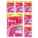 Interdental brushes pink by MARA EXPERT | 0.4mm ISO 0 extra fine | 6 x 14 ( 84) interdental brushes for interdental spaces | Tooth care supplement pink (0.4 mm) 14 pieces (pack of 6)