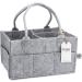 Parker Baby Diaper Caddy - Nursery Storage Bin and Car Organizer in Grey - Buy Online on GoSupps.com