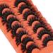 20MM Fluffy Mink False Eyelashes - 7 Pairs Pack for Full Volume Cat Eye & Fox Eye Look - Buy Online on GoSupps.com