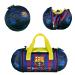 Maccabi Art Official FC Barcelona Collapsible Insulated Soccer Ball Lunch Bag, 13.4 x 5.75 x 5.75