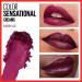 Maybelline Color Sensational Lipstick 0.15 oz - Cream Finish Hydrating Lipstick in Nude, Pink, Red, Plum & Berry Go - Packaging May Vary - Buy Online on GoSupps.com