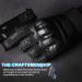 Men's Touch Screen Tactical Gloves - Ideal for Airsoft, Motorcycle & Outdoor Activities - Black Small - Buy Online on GoSupps.com