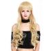 WIG ME UP - 6057-24B wig ladies wig very long curly tips frayed bangs blonde golden blonde