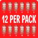 Ruby Hibiscus Organic Unsweetened Sparkling Water - 12pk x 12oz Cans | 0 Calories, High in Antioxidants | Non-GMO, Vegan, Gluten-Free, Kosher | Refreshingly Juicy & Hydrating - Buy Online on GoSupps.com