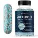 Zinc 30mg Microbeadlets with Copper | Highly Absorbable Zinc Bisglycinate & Orotate with 2mg Chelated Copper + Vitamin B6 | Vegan  Gluten-Free | Zinc Balance & Acne Support Supplements | 60 Capsules