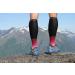 Calf Compression Sleeve - Shin Splints & Achilles Tendon Support | Footless Compression Socks for Men & Women | Leg Cramps & Varicose Veins Relief | Maternity Nurses | (1 Pair BLK-PNK L/XL) - Buy Online on GoSupps.com