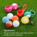 Indoor Golf Foam Balls Pack - Sponge Practice Balls for Swing Training - Black - Buy Online on GoSupps.com