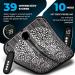 ESTIO EMS Footprint - Portable Foot Massage Device with Remote 39 Levels & 10 Modes for Enhanced Circulation - Buy Online on GoSupps.com