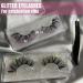 ALPHONSE Glitter 3D Fluffy False Eyelashes - 20MM Cat-Eye Lashes for Halloween, Cosplay, Christmas - Pack of 2 Pairs with Tweezers - Buy Online on GoSupps.com