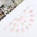 Brishow Glitter Short Ballerina Press-On Nails - 24 Pcs Artificial Fake Nails for Women & Girls | Snow Acrylic Design - Buy Online on GoSupps.com