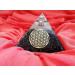 Orgone Pyramid Crystal Shungite Flower Of Life with Copper Coil for Positive Energy and Balance - Buy Online on GoSupps.com