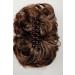 WIG ME UP Q0147-25T33: Short Voluminous Braid Curls Hairpiece Bun with Butterfly Clip | Blonde Brown Mix - International Shipping Available - Buy Online on GoSupps.com