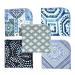 1 Ply Moroccan Tile Flannel Washable Lunchbox Napkins 12x12 inches - 5 Pack - Buy Online on GoSupps.com
