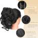 Buy Gairyan 30cm Black Ponytail Hair Extensions - Long Curly Claw Clip Synthetic Braids for Women - Buy Online on GoSupps.com