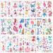24 Sheets FANOST Glitter Tattoos for Girls - Mermaid, Unicorn, Butterfly, Princess, Flower Fairy Designs - Temporary Fake Tattoos for Kids Party Favors - Buy Online on GoSupps.com
