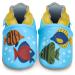 Baby Shoes with Soft Sole - Baby Girl Shoes - Baby Boy Shoes - Leather Toddler Shoes - Baby Walking Shoes 0-6 Months Tropical Fish