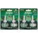 Glade Plugins Scented Oil Refills - Limited Edition - ICY Evergreen Forest - 2 Count Refills Per Package - Pack of 2 Packages
